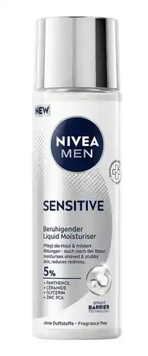 De Online Drogist Nivea Men Sensitive Liquid Moisturiser 100ML aanbieding