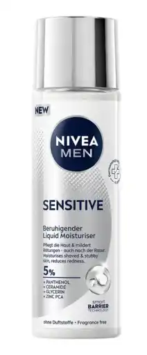 De Online Drogist Nivea Men Sensitive Liquid Moisturiser 100ML aanbieding