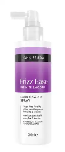 De Online Drogist John Frieda Frizz Ease Infinite Smooth Blow-Out Spray 200ML aanbieding