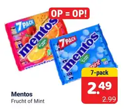 Die 2 Brüder Mentos Frucht of Mint aanbieding