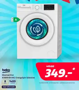 Electroworld Beko B3WM4841W2 EnergySpin Selective aanbieding