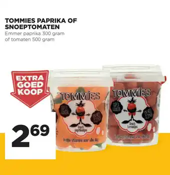 Jumbo Tommies paprika of snoeptomaten aanbieding