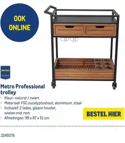 Makro Metro Professional trolley aanbieding