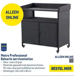 Makro Metro Professional Balsario servicestation aanbieding