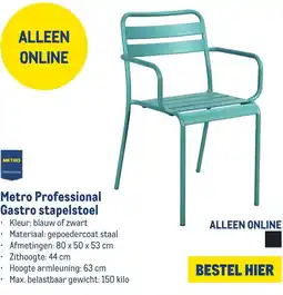 Makro Metro Professional Gastro stapelstoel aanbieding
