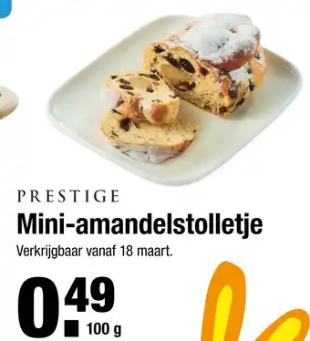 ALDI Mini-amandelstolletje 100g aanbieding