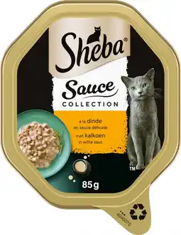 Intratuin Sheba kattenvoer in saus Sauce Collection adult kalkoen 85 g aanbieding