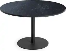 Intratuin Tierra Outdoor loungetafel Solea zwart D 50 H 43 cm aanbieding