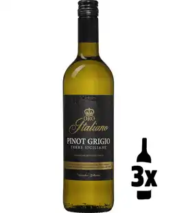 Wijnvoordeel 3 flessen Oro Italiano Pinot Grigio Probeerpakket aanbieding