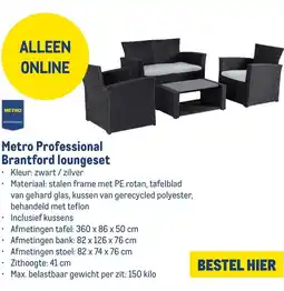 Makro Metro Professional Brantford loungeset aanbieding