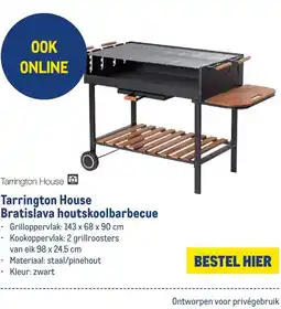 Makro Tarrington House Bratislava houtskoolbarbecue aanbieding