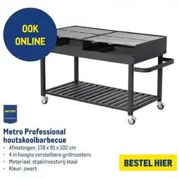 Makro Metro Professional houtskoolbarbecue aanbieding