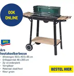 Makro Aro houtskoolbarbecue aanbieding