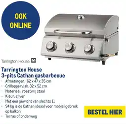 Makro Tarrington House 3-pits Cathan gasbarbecue aanbieding