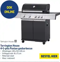 Makro Tarrington House 4+1-pits Paxton gasbarbecue aanbieding