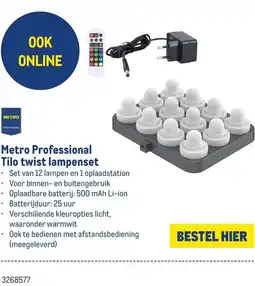 Makro Metro Professional Tilo twist lampenset aanbieding