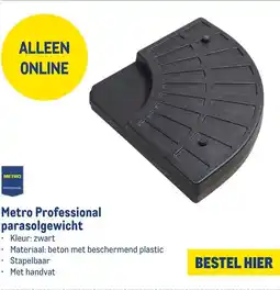 Makro Metro Professional parasolgewicht aanbieding