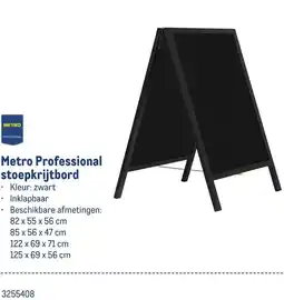 Makro Metro Professional stoepkrijtbord aanbieding