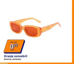 Action Oranje zonnebril aanbieding
