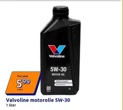 Action Valvoline motorolie 5W-30 aanbieding