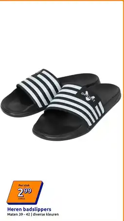 Action Heren badslippers aanbieding