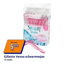 Action Gillette Venus scheermesjes aanbieding