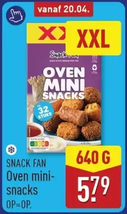 ALDI Snack fan Oven mini-snacks aanbieding