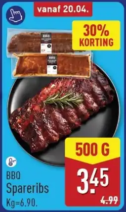 ALDI BBQ Spareribs aanbieding