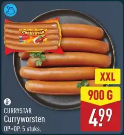 ALDI Currystar Curryworsten aanbieding