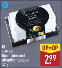 ALDI Gourmet Roomboter met Atlantisch zeezout aanbieding
