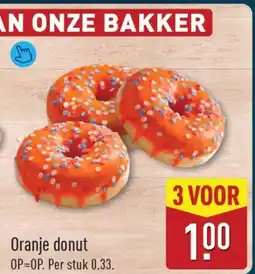 ALDI Oranje donut aanbieding