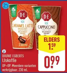 ALDI Douwe Egberts IJskoffie aanbieding