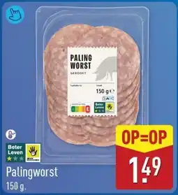 ALDI Palingworst aanbieding
