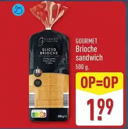 ALDI Gourmet Brioche sandwich aanbieding