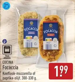 ALDI Cucina Focaccia aanbieding