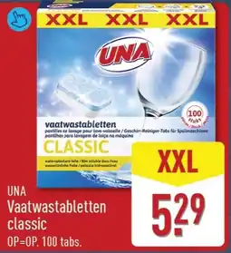 ALDI Una Vaatwastabletten classic aanbieding