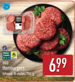 ALDI BBQ Hamburgers aanbieding