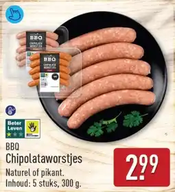 ALDI BBQ Chipolataworstjes aanbieding