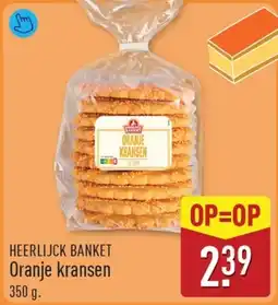 ALDI Heerlijck banket Oranje kransen aanbieding