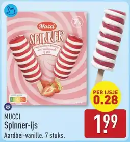 ALDI Mucci Spinner-ijs aanbieding