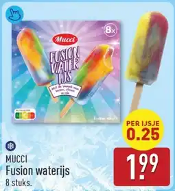 ALDI Mucci Fusion waterijs aanbieding