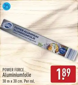 ALDI Power force Aluminiumfolie aanbieding