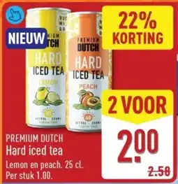 ALDI Premium dutch Hard iced tea aanbieding