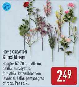 ALDI Home creation Kunstbloem aanbieding
