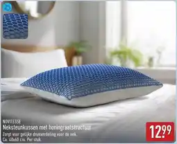 ALDI Novitesse Neksteunkussen met honingraatstructuur aanbieding