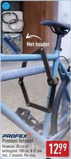 ALDI Profex Premium fietsslot aanbieding