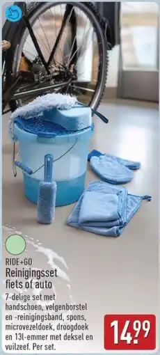 ALDI Ride+go Reinigingsset fiets of auto aanbieding