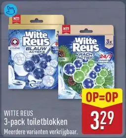 ALDI Witte reus 3-pack toiletblokken aanbieding