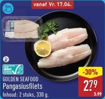 ALDI Golden Seafood Pangasiusfilets aanbieding
