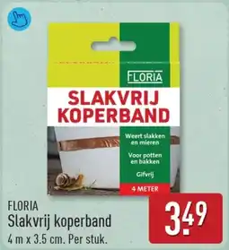 ALDI Floria Slakvrij koperband aanbieding